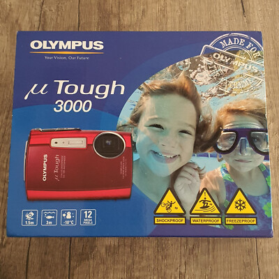 Digitalkamera   Olympus µ Tough / Stylus Tough-3000 12.0MP - Türkisblau   NEU