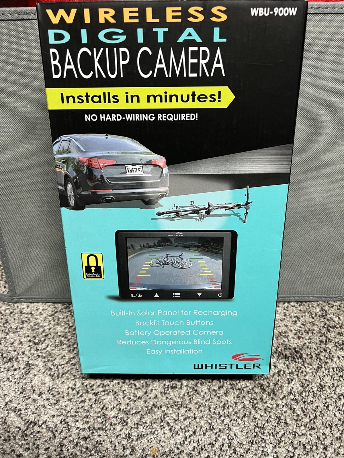 Whistler Wireless Digital Backup Camera. No HardWiring Required. WBU