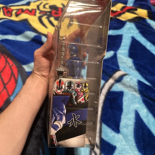 Power Rangers Samurai 7" Switch Morphin Blue Ranger New Factory Sealed 2011 - Picture 4 of 9