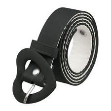 Women's Heart Shaped Belt Heart Buckle Belts PU Leather Adjustable Ladies Wai...