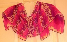 Vera with Ladybug Very Elegant Design 100 Luxurious Silk Scarf, Made in Japan 