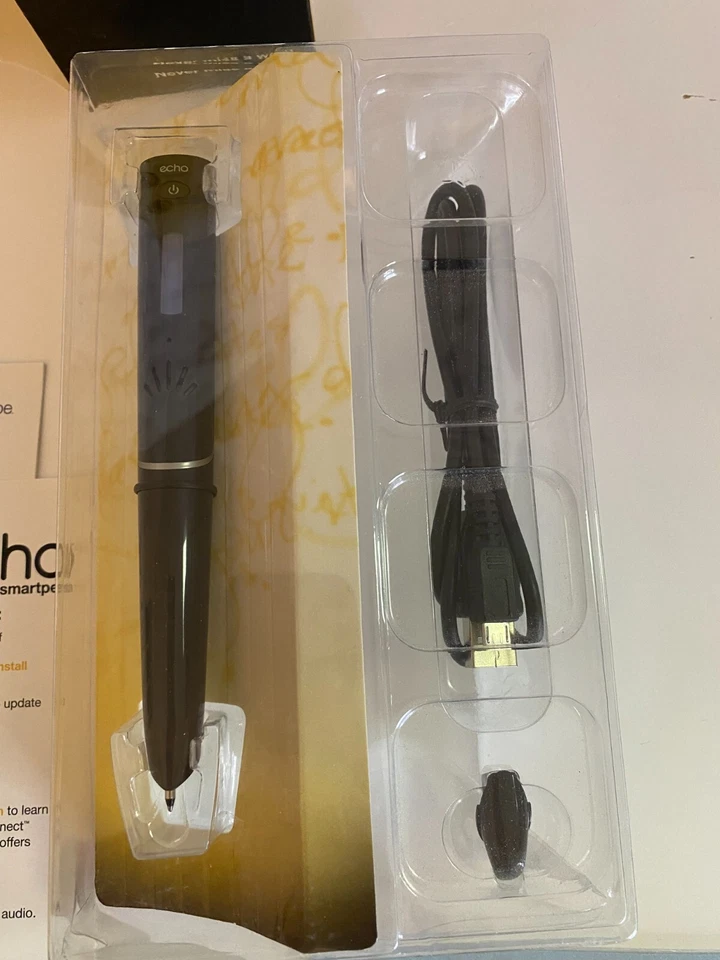 LiveScribe Echo Smart Pen 2GB Write Read Record Starter Pack Black - Read Desc! - Image 3 of 4