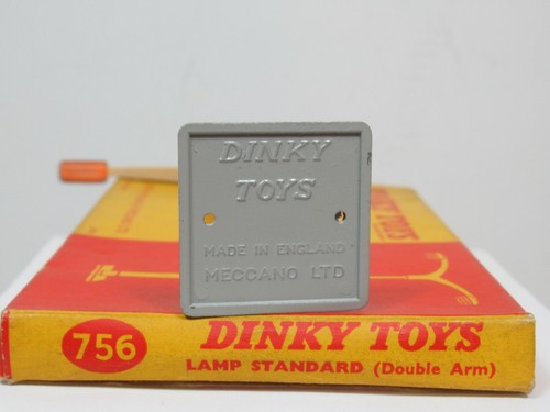 DINKY No.756 LAMP STANDARD ( DOUBLE ARM) VN MIB - Imagen 11 de 11