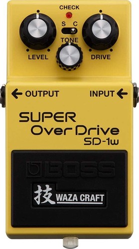 BOSS WAZA CRAFT SD-1W Super OverDrive Guitar Effects Pedal