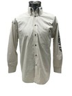 Cowboy Up Long Sleeve Western Casual Button-Down Shirts for Men