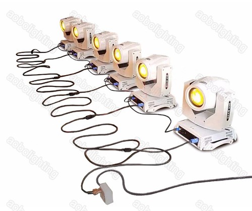 Outdoor Stage beam moving head lights 6 Splitter Power Cable Disco DJ Party Bar - Picture 1 of 4