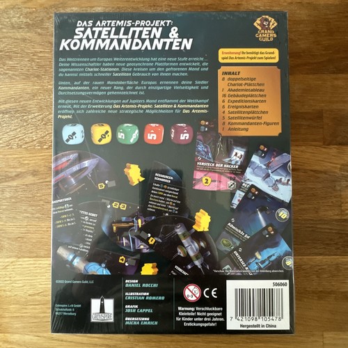 Das Artemis Projekt - Satelliten & Kommandanten Erweiterung Deutsch NEU & OVP - Bild 2 von 2