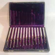 VTG Deagan Chicago Deagan Toneometer Tuning Forks Set Of-13