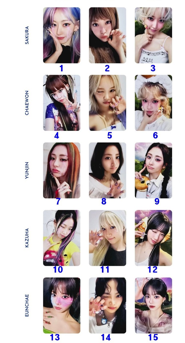 LE SSERAFIM トレカ ラキドロ ユニバ weverse フルコンプ LE SSERAFIM CRAZY JAPAN POB & LUCKY DRAW OFFICIAL PHOTO CARD