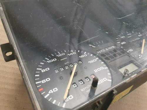 VW GOLF JETTA MK2 SPEEDOMETER CLOCKS INSTRUMENT CLUSTER TACHO LHD PETROL KMH - Picture 5 of 12