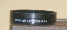 Tiffen Series 7, 55 M 7 Screw-In Adapter with Retaining Ring