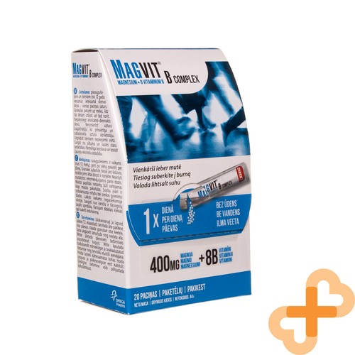 MAGVIT B Complex Soluble Granules In The Mouth 20 pcs No Water Needed Supplement - Picture 3 of 12