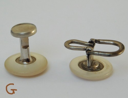 Vintage collar studs for tunic shirts CHOOSE A PAIR - Picture 13 of 25