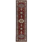 Handmade (2'7" x 10'0") NEW Red Super Kazak Afghan Veg Dye Wool Runner Rug