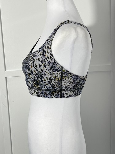Lululemon Floral Colourful Print Sports Activewear Yoga Bra Size XS - Picture 2 of 6