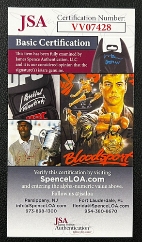Joe Frazier Autographed 3x5 Card JSA Cert w/COA Heavyweight Boxer 'Smokin' Joe'! - Picture 4 of 4