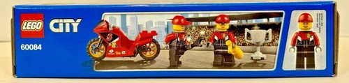 (60084) LEGO CITY: Transportador de bicicletas de carreras NUEVO SELLADO CAMIÓN RETIRADO MOTOCICLETA - Imagen 3 de 6