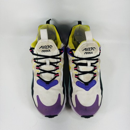 Nike Airmax 270 React Multicolor Sneakers Size 7Y / Women’s 8.5 BQ0103-101 - Picture 4 of 11