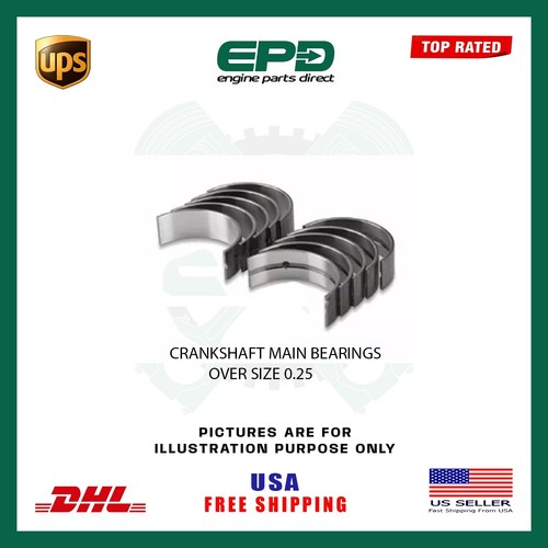 MERCEDES-BENZ SPRINTER OM642 V6 CRANKSHAFT BEARINGS OVERSIZE 0.25 3.0 DIESEL