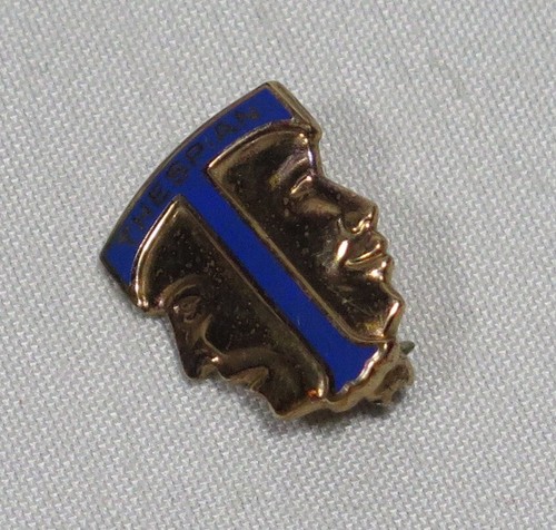Vintage Thespian Pinback Button