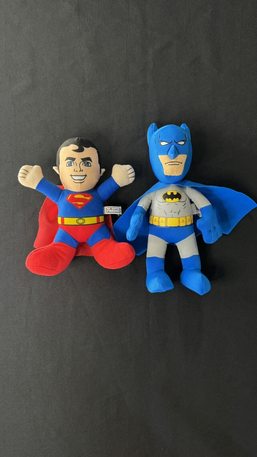 DC Friends Toy Factory Superman And Batman 10” Plushies