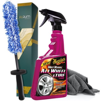 Rim Cleaning Set Rim Cleaner + Wizard of Gloss Rim Brush + Microfiber