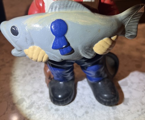 Smiley Fisherman Boy Atlantic Mold Vintage 11”Ceramic Figurine Hand Painted 1977 - Picture 4 of 14