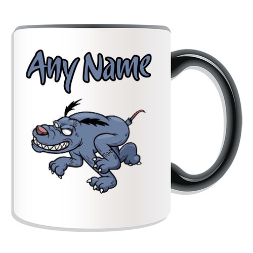 Regalo Personalizado Correr Zombie Perro Taza Caja de Dinero Taza Muerto Caminante Diablo Mascotas - Imagen 1 de 21