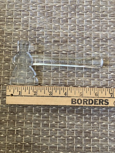 Glas Tomahawk Beil Axt 1893 bis 1910 Washington PA Weltausstellung - Bild 6 von 7