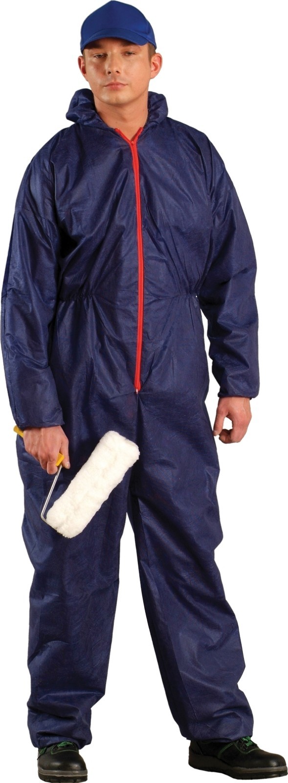 Einweg Schutzanzug Overall - 7 Größen Mit Kapuze & Elastischen Bündchen