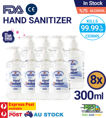 300mL Instant Hand Sanitiser 75% Ethanol Alcohol Kill 99.99% Germs Bacteria - Picture 13 of 13