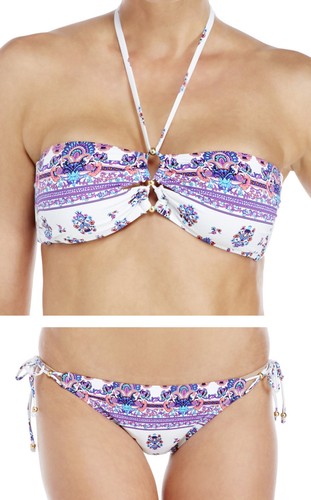 NWT $160 Nanette Lepore Printed Swim Bikini Set Size XS - Picture 8 of 12