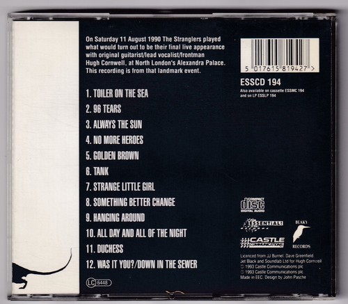 *** The Stranglers _ Saturday Night Sunday Morning * 1993 ♪ CD ♫ ESSCD 194 {TBE} - Picture 2 of 2