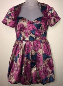 Retro Purple Cocktail Dress