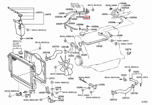 Genuine Toyota LandCruiser 80 79 78 Series HDJ 1HD 4.2 Diesel Turbo Water Pipe - Picture 8 of 22