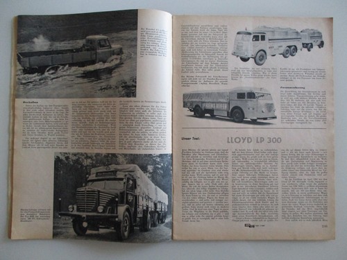 Das Auto Motor und Sport Heft Nr. 7 März 1952 Dt. Nutzfahrzeuge und Omnibusse - Picture 6 of 8