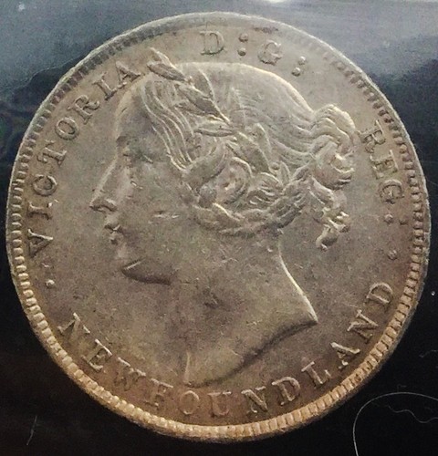 Newfoundland 1896 Large Date  20 Cents Graded  VF Variety Certified - Picture 4 of 6