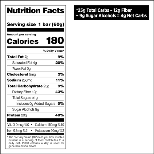 Birthday Cake Protein Bar, High Protein, Low Carb, Keto Friendly, 12 Count - Picture 8 of 11