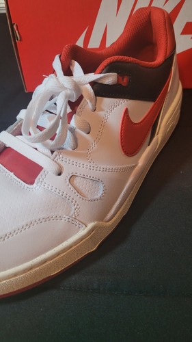 100 $ Nike Full Force Low weiß mystisch rot FB1362-102 Größe 11 brandneu im Karton - Bild 1 von 12