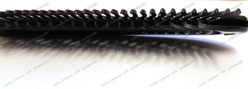 NEU 2 Doppelzahn Deangler Kamm zweireihig WELLENZAHN Haarkamm schwarz UK 2PKT - Bild 9 von 12