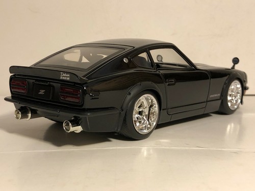 JADA BIGTIME KUSTOMS BTK 1972 DATSUN 240Z BLACK 1:24 DIECAST MODEL NEW NO BOX - Picture 5 of 10