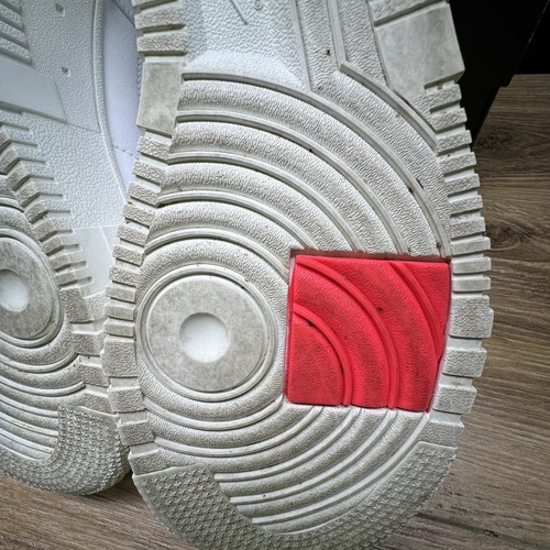 Nike Women's Size 9 Air Force 1  Pixel White Sneakers Ck6649-100 Nice Condition - Picture 9 of 24