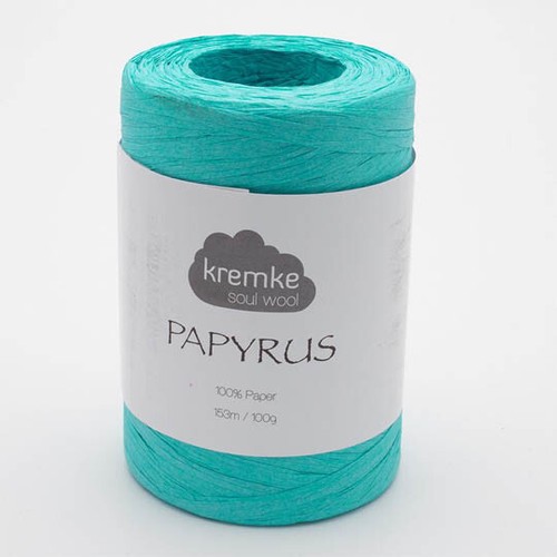 Raffia yarn KREMKE PAPYRUS Paper yarn for crochet 50g / 3.6 oz - 153m / 167yards - Picture 28 of 37
