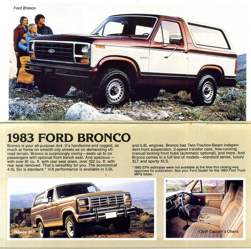 Ford 1983 Trucks Dealer Brochure - Picture 3 of 3