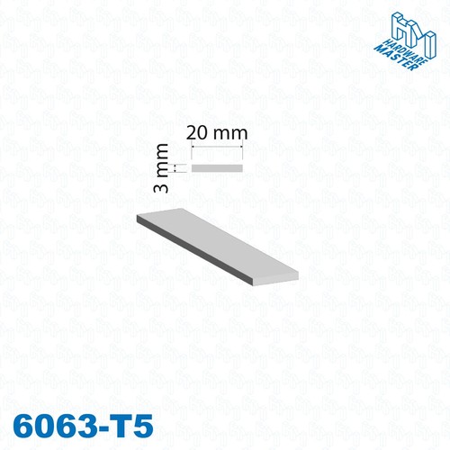 Aluminium Flat Bar Various Size and Length | Width 10mm-100mm | Thick 3mm-12mm - Picture 7 of 27