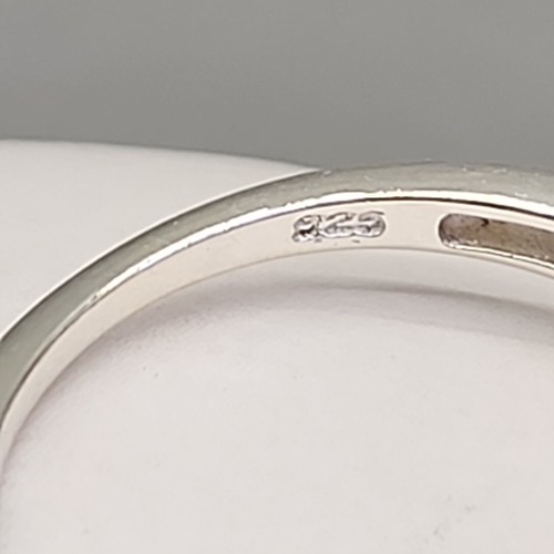 Anillo Rubí Rosa STS 925 Plata de Ley Creado en Laboratorio JTV Talla 7 - Imagen 5 de 11
