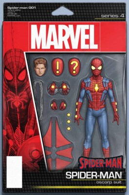 Spider-Man #1 Christopher Action Figure Variant Marvel 2022 NM+