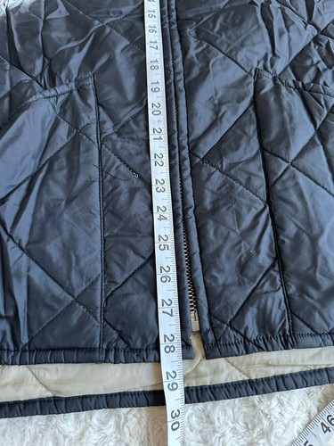 Giacca Polo Ralph Lauren Vintage Uomo Grande Trapuntata Navy Zip Y2K - Foto 5 di 6