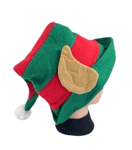 Santa's Elf Xmas Jumpsuit Velour Holiday One Piece Overalls with Hat Junior XL - Picture 10 of 11