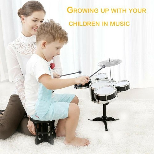 Drum Set for Kids Jazz Drum Set Early Educational Musical Instrument 5 Drums - Picture 7 of 12